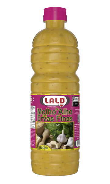 Molho Alho com Ervas Finas 500ML
