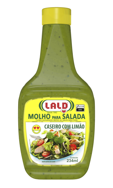 Molho Para Salada Caseiro com Limão 234ml